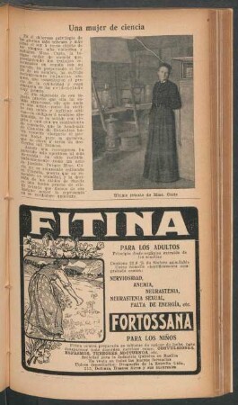 Una mujer de ciencia