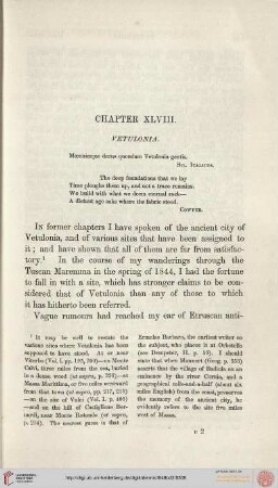 Chapter XLVIII: Vetulonia