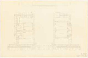 Verwaltungsbau der UFA (Universum Film AG), Potsdam-Babelsberg: Grundriss 1. Obergeschoss