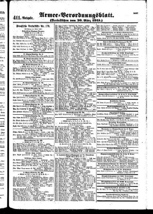411.Ausgabe. Samstag, 20. März 1915