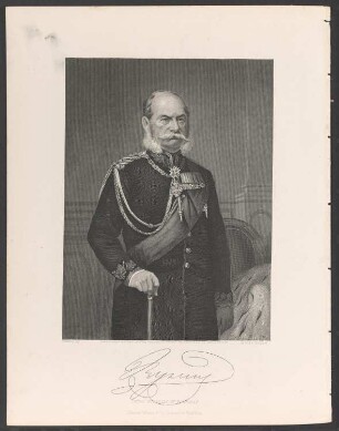Porträt Wilhelm I., König von Preußen und Kaiser des Deutschen Reiches (1797-1888)
