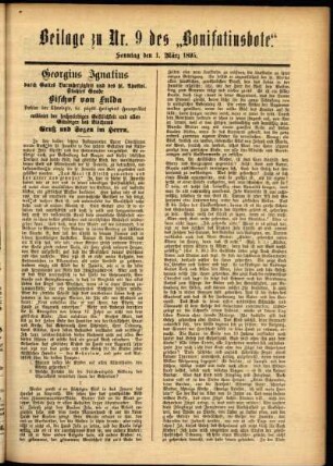 Zweite Ausgabe vom Sonntag, den 01. März 1896.