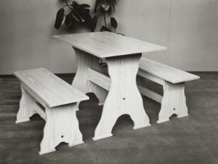 Bank-Tisch-Kombination (Modell W 3/1)