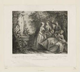 Le Midi, Blatt 2 der Folge "Les Quatre heures du jour"