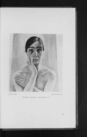 Anita Ree, Selbstbildnis