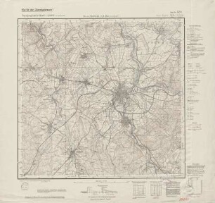 5221 (alte Nr.: Pr. 3048, Hess,. Nr.: 5) Alsfeld (Alt-Hattendorf), Topographische Karte 1:25000 (4cm - Karte)