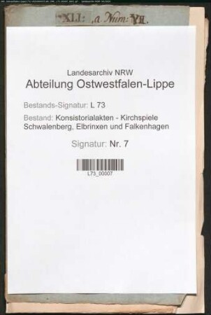 Ausübung des lutherischen Bekenntnisses [siehe auch Nr. 88 und 92]