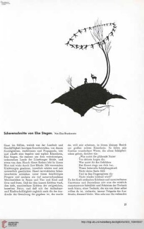 49: Scherenschnitte von Else Stegen