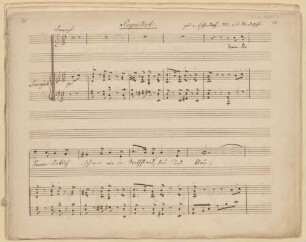 Pagenlied, V, pf, MWV K 75, a-Moll - BSB Mus.ms. 16201#Beibd.7 : [heading:] Pagenlied. Ged. v. Eichendorff, Mus. v. F. Mendelssohn