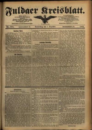 Ausgabe vom Donnerstag, den 07. Dezember 1905.