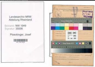 Entnazifizierung Josef Ploeckinger , geb. 24.02.1905 (Musiker)