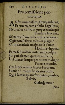 Pro remissione peccatorum.