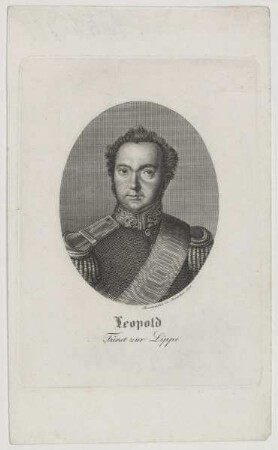 Bildnis des Leopold, Fürst zur Lippe