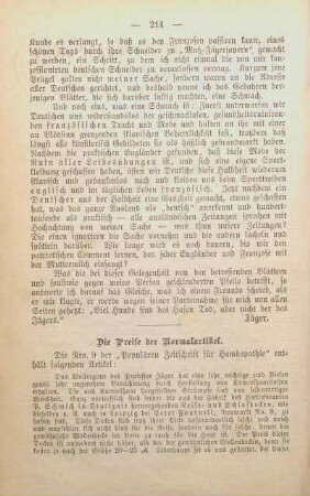 Die Preise der Normalartikel