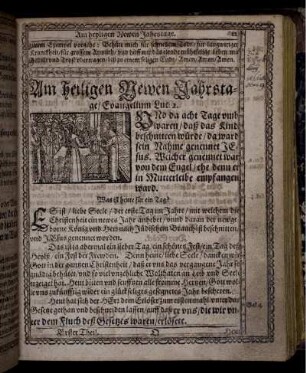 Am heiligen Newen Jahrstage/ Evangeliuim Luc. 2.