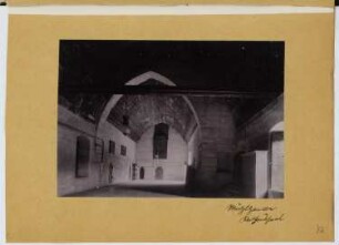 Rathaus, Mühlhausen: Innenansicht Ratssaal (aus: Skizzen- und Fotoalbum 24)