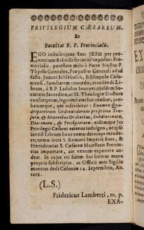 12v, Privilegium Caesareum