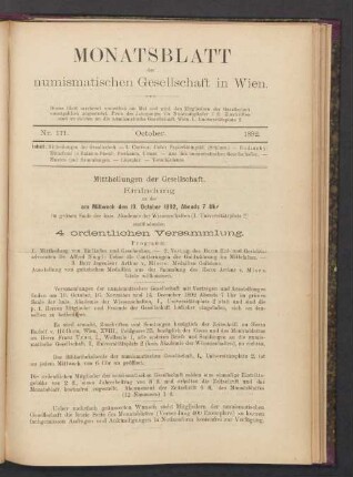Nr. 111. October. 1892