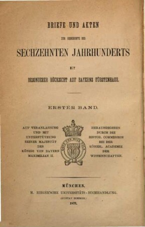 Beiträge zur Reichsgeschichte 1546 - 1551