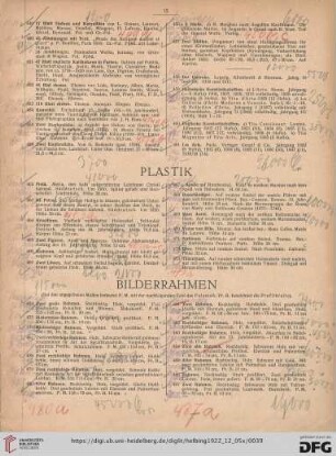 Plastik (Nr. 462-473)