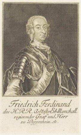 Bildnis des Friedrich Ferdinand zu Pappenheim