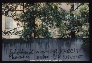 Scheiben klirren - IHR SCHREIT Menschen sterben - IHR SCHWEIGT