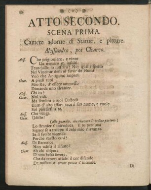 Atto secondo. Anderer Abhandlung