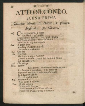 Atto secondo. Anderer Abhandlung