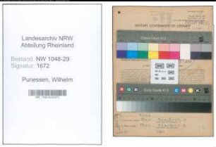 Entnazifizierung Wilhelm Punessen , geb. 17.06.1895 (Beamter)