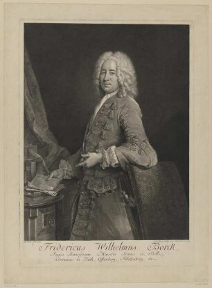 Bildnis des Fridericus Wilhelmus Borck