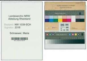 Entnazifizierung Maria Schraewer , geb. 04.08.1907 (Lehrerin)