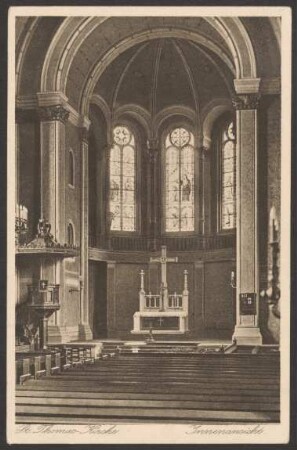 Ansichtskarte "St. Thomas-Kirche", Innenansicht [2/3]