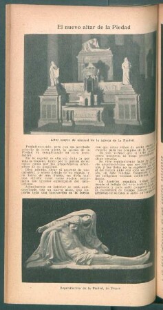 El nuevo altar de la Piedad