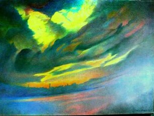 Wolkenverhangener Olymp XVI
