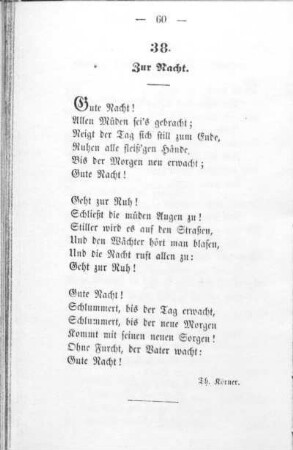 38. Gute Nacht!