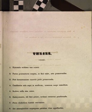 Joh. Nep. de Ringseis, Fac. Med. H. T. Decames, ad disp. publ ... pro Summis in medicina, honoribus rite obtinendis a Guil. Ailon, Cantuar. Anglo ... habendam ... invitat