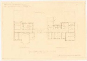 Krankenhaus, Tost: Grundriss Obergeschoss 1:200