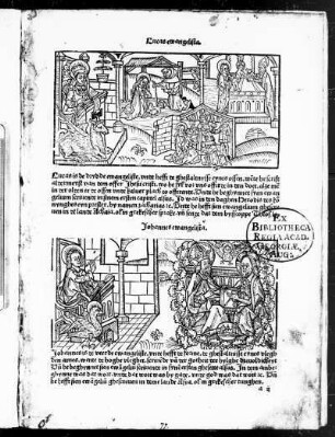 Dat boek des hyllighen Ewangelij Pro=||fecien vñ Epistelen ouer dat ghantze year || myt der Glosen vnde Exempelen.||