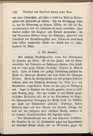 15. Die Spanier.