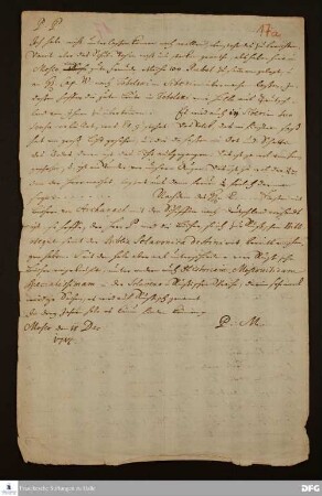 Mitteilungen von [Peter Müller].