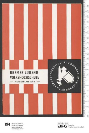 Jugendprogramm 3. Trimester 1964
