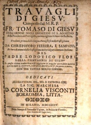 Travagli di Giesu