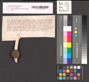 Bovo, Herr von Friemersheim, Ritter, schuldet dem Ritter Johann von Moers 20 Gulden. Datum up sinte Agaten dage.