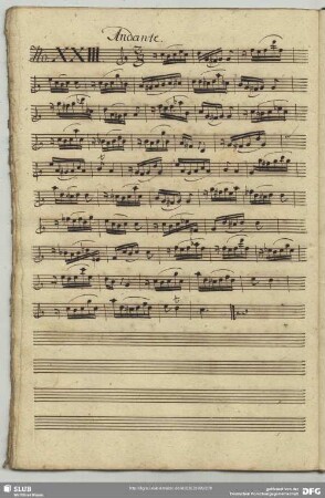 23. Anonymus, Andante, C-Dur