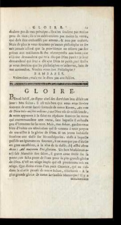 Gloire