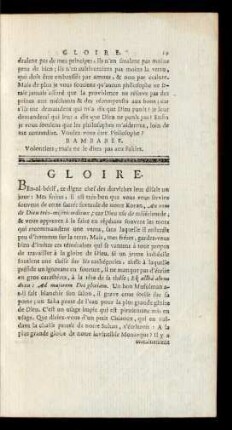 Gloire