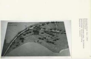 Kinderdorf am Stadtrand, Berlin-Heiligensee (Diplomarbeit bei Peter Poelzig): Modell und Lageplan 1:500