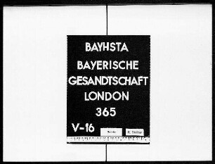 Briefwechsel von Joseph Xaver Graf von Haslang mit Peter van Elsacker, dem kurbayerischen und kurpfälzischen Vertreter im Haag. VI. Teil