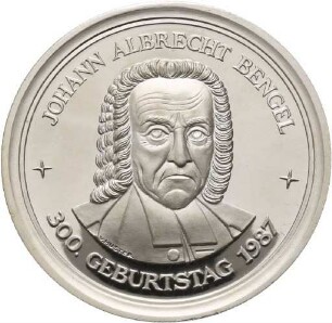 Medaille von Victor Huster auf 175-jährige Jubiläum der Deutschen Bibelgesellschaft