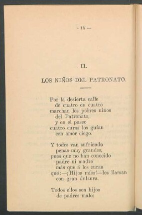 II. - Los niños del patronato